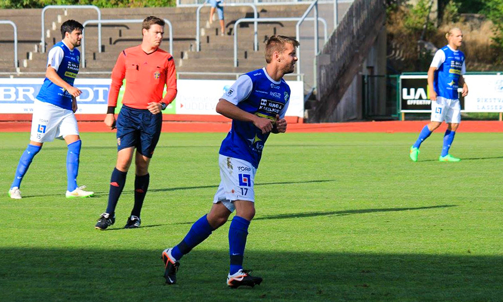 Rickard Johansson i match mot Landskrona. FOTO: Susann Sannefjäll