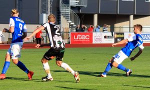 Rickard Johansson i match mot Landskrona. FOTO: Susann Sannefjäll