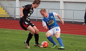 Adam Engelbrektsson i matchen mot FC Trollhättan. FOTO: Susann Sannefjäll